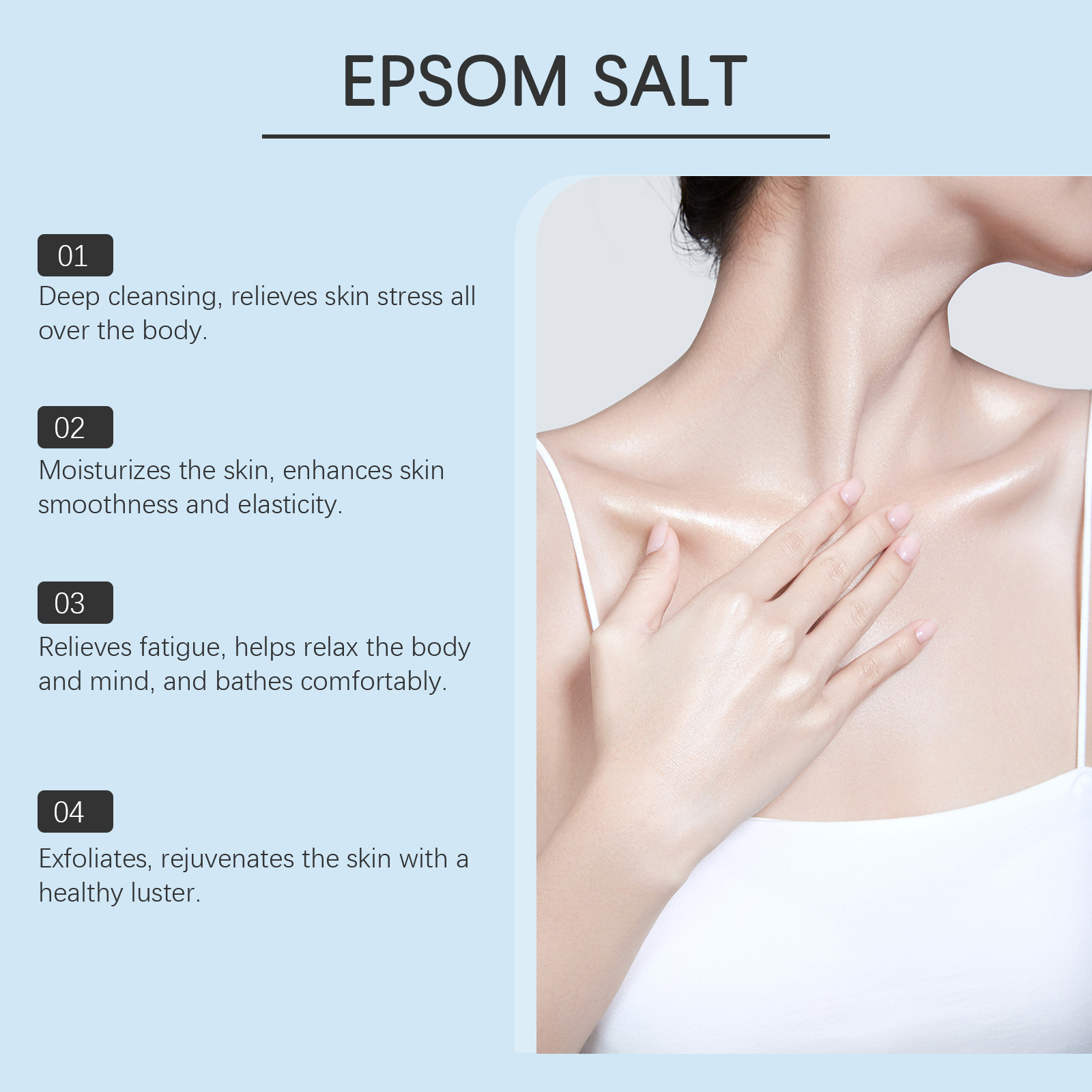 OceAura Epsom Salt Bath Stress - Bath Salts Magnesium ulasan dan harga