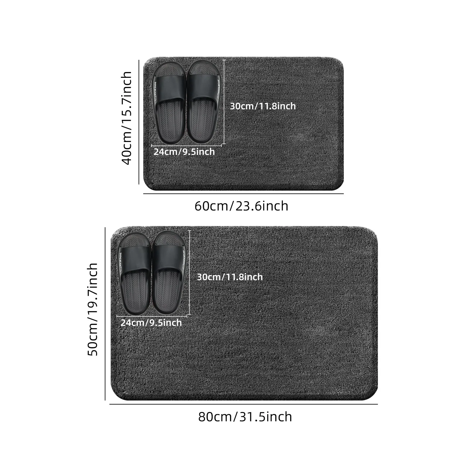 Rounded and thickened bathroom - Bamboo Bath Mat ulasan dan harga