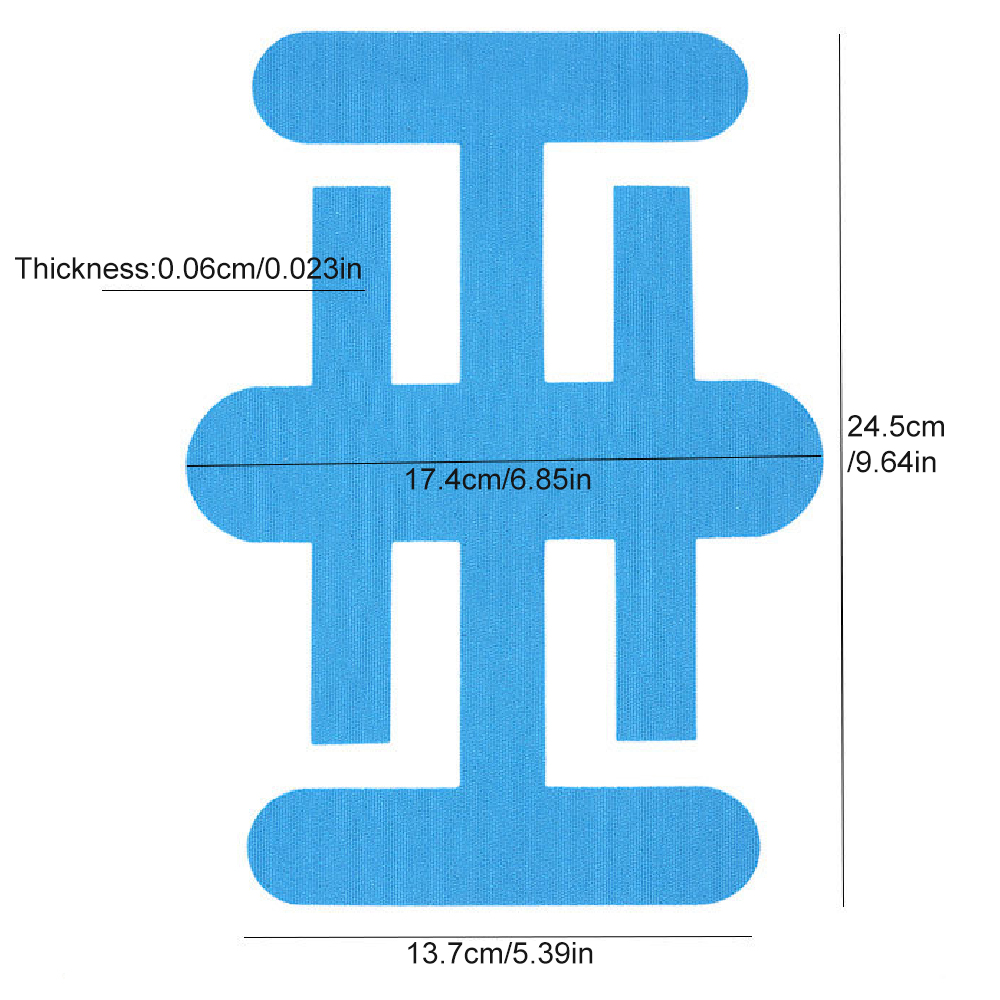 10PCS Precut Knee Kinesiology  - Sports Taping Precut ulasan dan harga