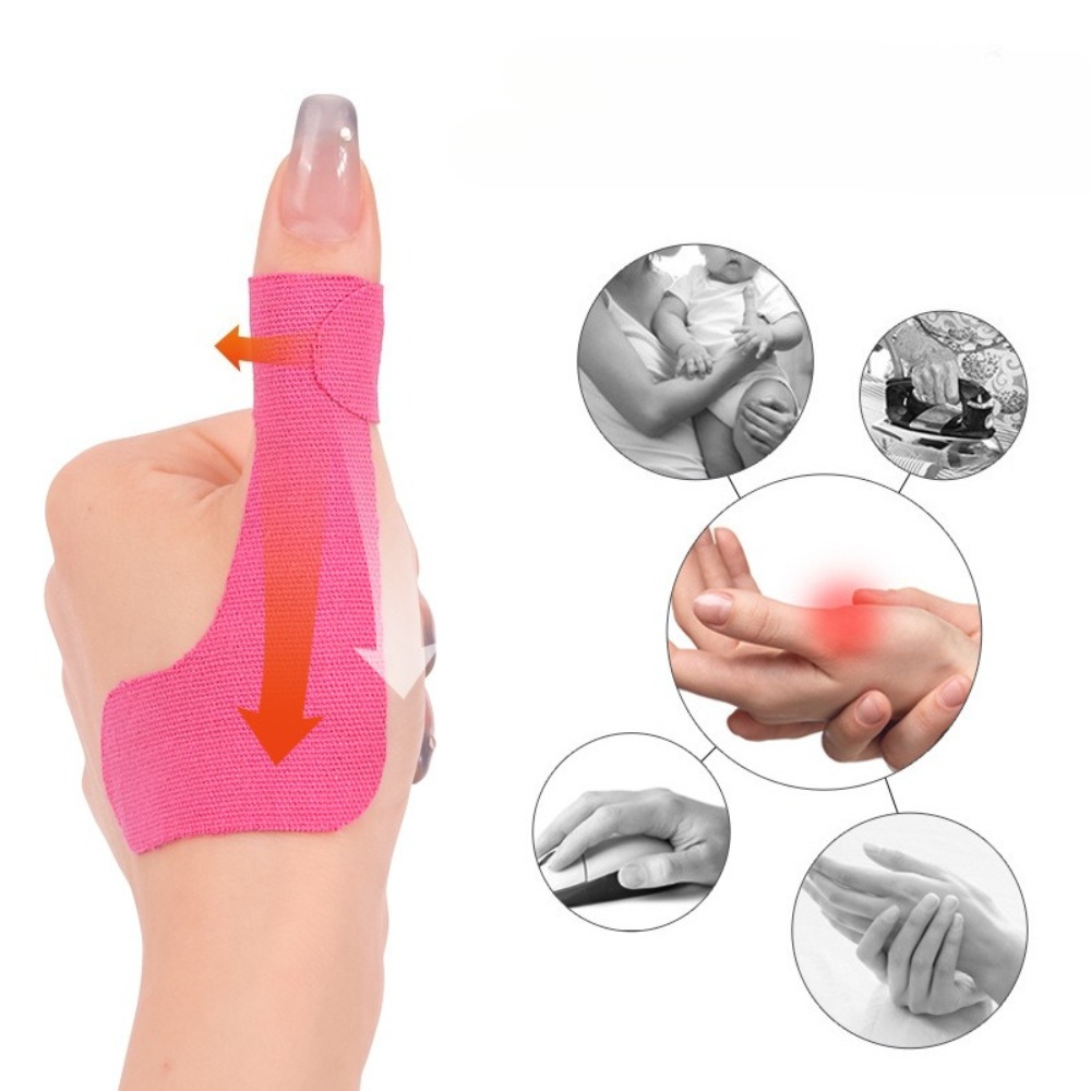 5Pcs Precut Thumb Support Tape - Sports Taping Precut ulasan dan harga
