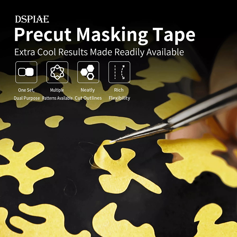 DSPIAE Digital Camouflage Bug  - Sports Taping Precut ulasan dan harga